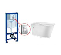 Комплект Инсталляция GROHE Rapid SL+ Унитаз подвесной CERONDA CR003