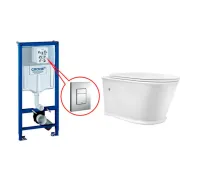 Комплект Инсталляция GROHE Rapid SL+ Унитаз подвесной CERONDA CR003