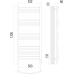 Классик П15 500х1300 электро (sensor quick touch) Полотенцесушитель TERMINUS