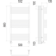 Стандарт П16 500х800 Полотенцесушитель TERMINUS