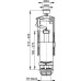 Сливной механизм со стоп кнопкой Alcaplast A2000