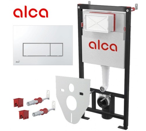 Комплект инсталяция + кнопка хром 4v1 Alcaplast AM101/1120-4:1RUM571-0001 (Алкапласт) Комплект инсталяция + кнопка хром 4v1 Alcaplast AM101/1120-4:1RUM571-0001 (Алкапласт)