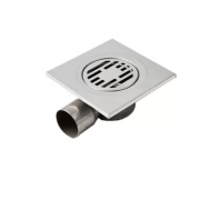 Трап из нерж. стали с гориз. выпуском 10см*10см TIM