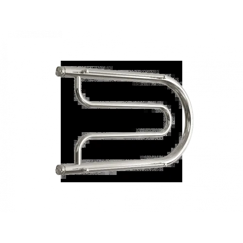 Водяной полотенцесушитель «B» с полочкой, вакуумное - золотой хром, (1") 32/60 (Dvin)