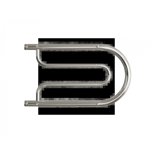 Водяной полотенцесушитель «B» с полочкой, вакуумное - золотой хром, (1") 32/60 (Dvin)