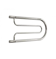 Водяной полотенцесушитель «B» с полочкой, вакуумное - золотой хром, (1") 32/70 (Dvin)