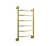 Водяной полотенцесушитель «E» Золотой хром 60/60 (Dvin)