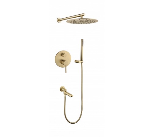 Душевая система скрытого монтажа Grocenberg GB5099MG-1 Матовое золото