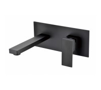 Смеситель встраиваемый для раковины Groсenberg GB588 Черный матовый