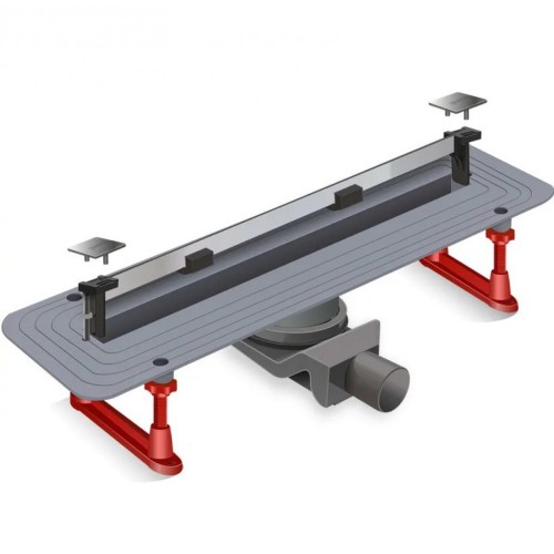 Линейный трап для душа ультратонкая модель ZEISSLER с дизайн-вставкой Evolux Slim 700*70 (ZSt.1141.7002 ЗЕСЛЛЕР)
