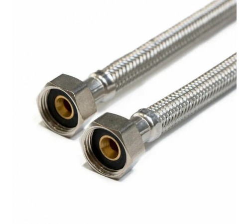 Подводка для воды Monoflex PEX ВВ оплётка из нержавеющей стали, гайка G1/2 – гайка G1/2, 150 см