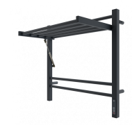 Горизонт П8 600х600 электро КС ЧЕРНЫЙ МУАР (sensor quick touch) Полотенцесушитель TERMINUS