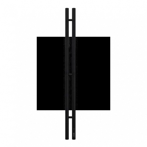 Стойка электро DUO круг1200 крашеный TERMINUS, RAL 9005 матовый