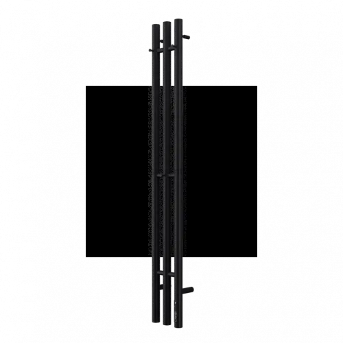 Стойка электро TRES круг1200 крашеный TERMINUS, RAL 9005 матовый