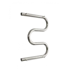Водяной полотенцесушитель «M» c полочкой  3/4 " Золотой хром 50/40 (Dvin)