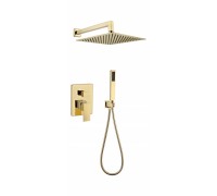 Душевая система скрытого монтажа Grocenberg GB5089GO-3 Золото