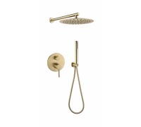 Душевая система скрытого монтажа Grocenberg GB5099MG-3 Матовое золото