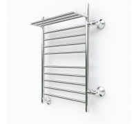 Водяной полотенцесушитель Эрато A34 700х600 (с верхней полкой и правым боковым подключением) (Erato)