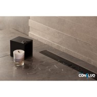Душевой лоток Confluo Frameless Line 750 Black Glass-артикул-13701205