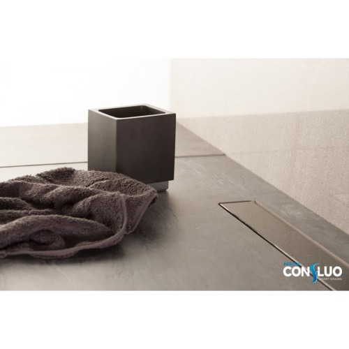 Душевой лоток Confluo Frameless Line 750 Black Glass-артикул-13701205