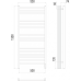 Ватикан П15 500х1300 электро (sensor quick touch) Полотенцесушитель TERMINUS
