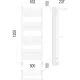 Аврора c 2-мя/п П22 500х1200 Полотенцесушитель TERMINUS