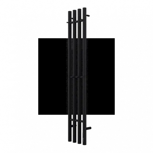 Стойка электро QUATRO круг1200 крашеный TERMINUS, RAL 9005 матовый