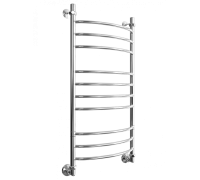 Водяной полотенцесушитель «L», полимерное - черный матовый, l (1" - 1/2) 120/60 (Dvin)