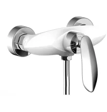 Смеситель для душа с ручным душем Groсenberg GB9001 Белый хром