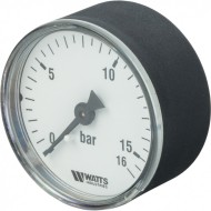 Манометр аксиальный 50 мм 1/4", 0-16 бар Watts F+R100