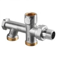 Насадка присоединительная для двухтрубных систем Duo G 3/4" НР с функцией отключения Oventrop