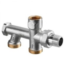 Насадка присоединительная для двухтрубных систем Duo G 3/4" НР с функцией отключения Oventrop