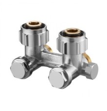 Узел нижнего подключения радиатора 3/4" НГ x 3/4" НР, угловой Multiflex F ZBU Oventrop