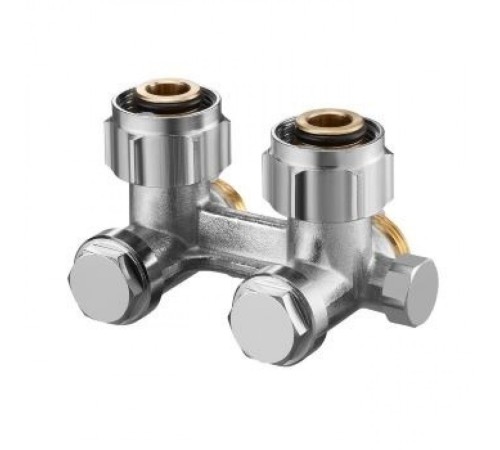Узел нижнего подключения радиатора 3/4" НГ x 3/4" НР, угловой Multiflex F ZBU Oventrop Узел нижнего подключения радиатора 3/4" НГ x 3/4" НР, угловой Multiflex F ZBU Oventrop