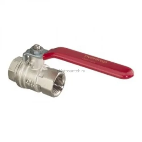 Кран шаровый 1 1/4" ВВ маховик из алюминия Optibal Oventrop