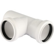 Тройник канализационный Raupiano Plus 50/50х87° REHAU (РЕХАУ - 11212541001)