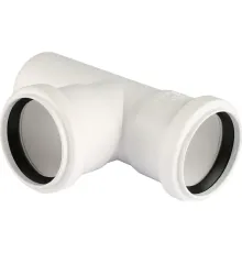 Тройник канализационный Raupiano Plus 50/50х87° REHAU (РЕХАУ - 11212541001)