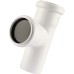 Тройник канализационный Raupiano Plus 50/50х87° REHAU (РЕХАУ - 11212541001)