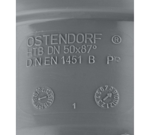 Отвод канализационный HTB 50 90° Ostendorf Отвод канализационный HTB 50 90° Ostendorf