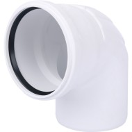 Отвод канализационный Raupiano Plus 110х87° REHAU (РЕХАУ - 11234641001)