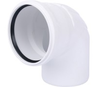 Отвод канализационный Raupiano Plus 110х87° REHAU (РЕХАУ - 11234641001)