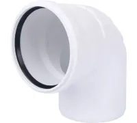Отвод канализационный Raupiano Plus 110х87° REHAU (РЕХАУ - 11234641001)