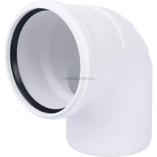 Отвод канализационный Raupiano Plus 110х87° REHAU (РЕХАУ - 11234641001)