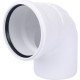 Отвод канализационный Raupiano Plus 110х87° REHAU (РЕХАУ - 11234641001)