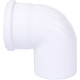 Отвод канализационный Raupiano Plus 110х87° REHAU (РЕХАУ - 11234641001)