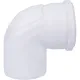 Отвод канализационный Raupiano Plus 110х87° REHAU (РЕХАУ - 11234641001)
