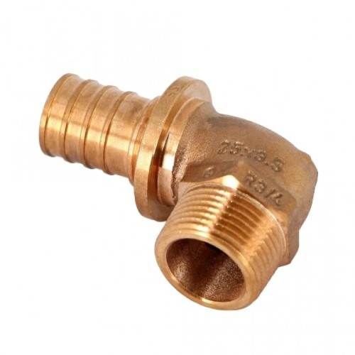 Уголок-переходник с наружной резьбой 25-R 3/4 RX+ REHAU (РЕХАУ - 14563501001)