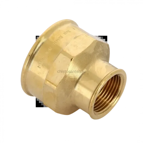 Муфта переxодная ВВ 1 1/4"x3/4", бронза Viega