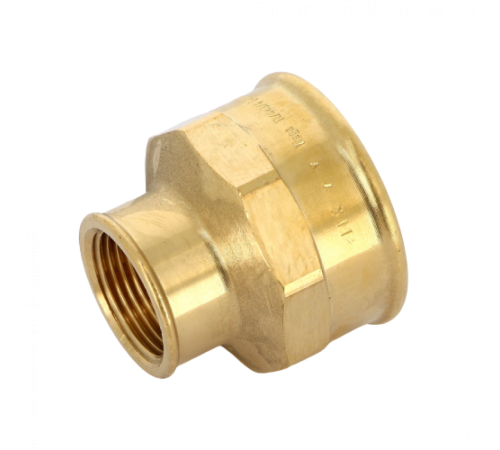 Муфта переxодная ВВ 1 1/4"x3/4", бронза Viega Муфта переxодная ВВ 1 1/4"x3/4", бронза Viega