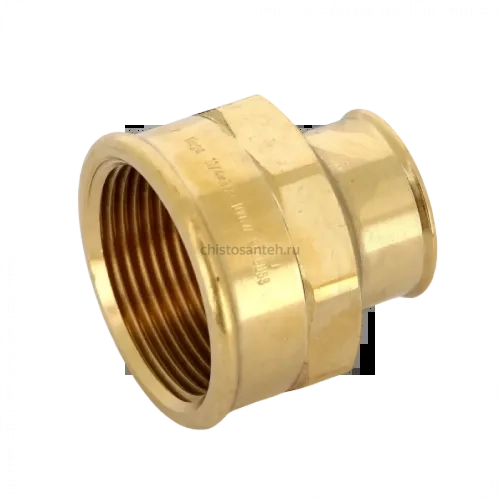Муфта переxодная ВВ 1 1/4"x3/4", бронза Viega